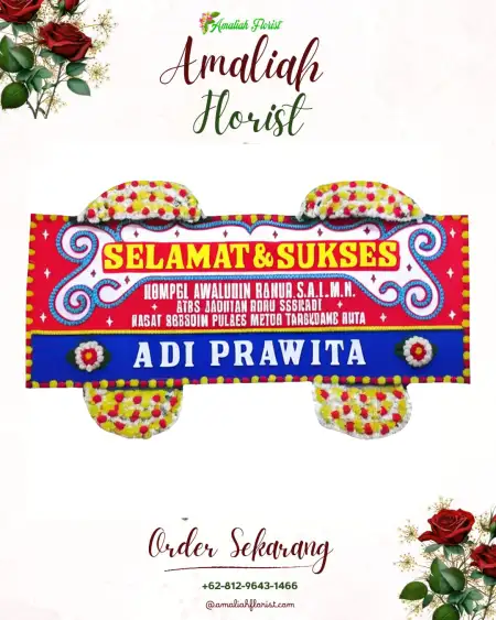 Papan Bunga Ucapan Selamat Garden Party Cibinong